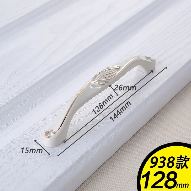 YM White Dressers Handle Kitchen Item Drawer Closet Wardrobe Gold Handle Cabinet Storage Door Cabinet Invisible Door Pulls Konb