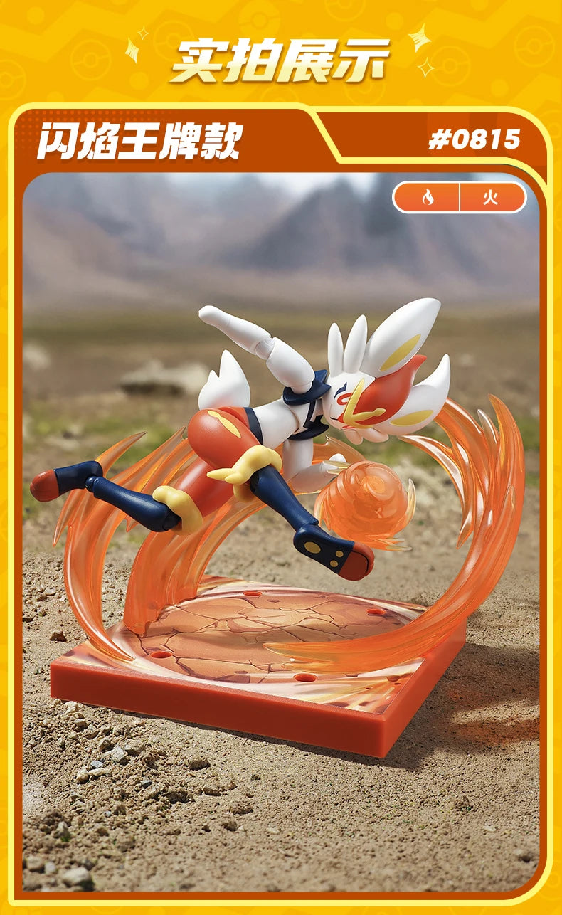 Original Blokees Pokemon Pikachu Eevee Charmander Charizard Greninja Meowscarada Ceruledge Cartoon Characters Building Block Toy