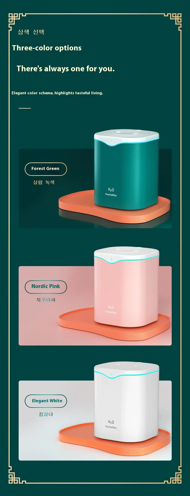 Large Capacity Dual Spray Humidifier Usb Home Bedroom 2L Silent Water Replenisher Air Purifier Wireless Water Diffuser Office