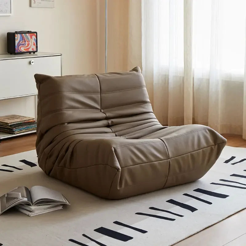 Internet celebrity caterpillar lazy sofa single lying balcony leisure chair can lie down can sleep togo modern simple living roo