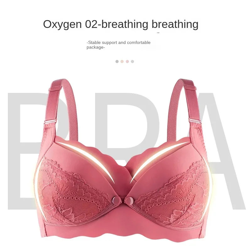 Front Open Nursing Bra Maternity Cotton Breastfeeding Pregnant Women Bralette Wire Free Maternal Underwear Lactation Clothes