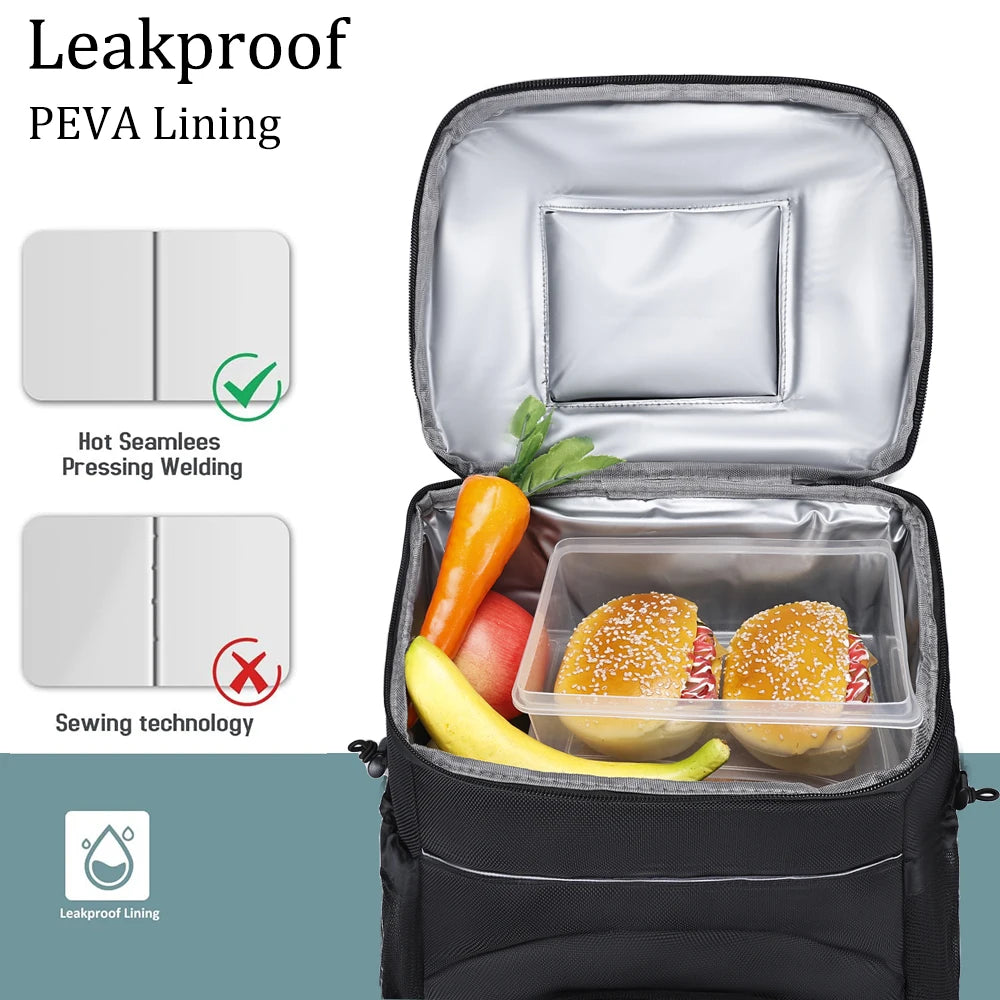 DENUONISS 33L Thermal Cooler Backpack For Drinks Beach Carnival Insulated Backpack Bag Waterproof Outdoor Cooler Bag Customized