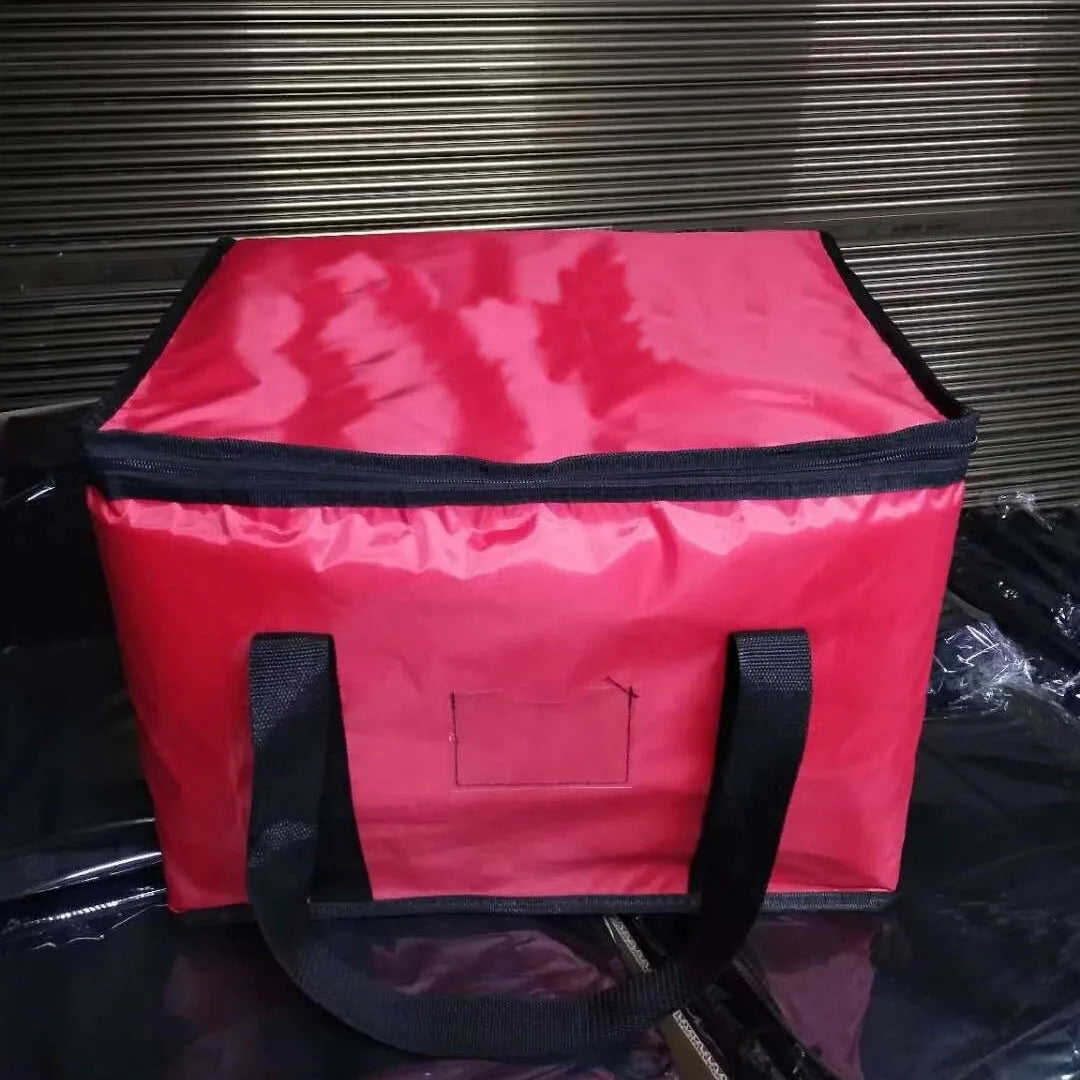 50L Extra Large Cooler Bag Car Ice Pack Insulated Thermal Lunch Pizza Bag Fresh Food Delivery Container Refrigerator Bag