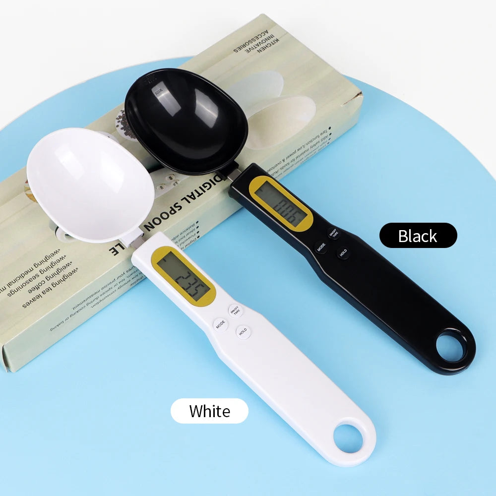 500g/0.1g Spoon Scale LCD Digital Kitchen Measuring Spoon Electronic Food Weight Scale Milk Coffee Cake Baking Accessories