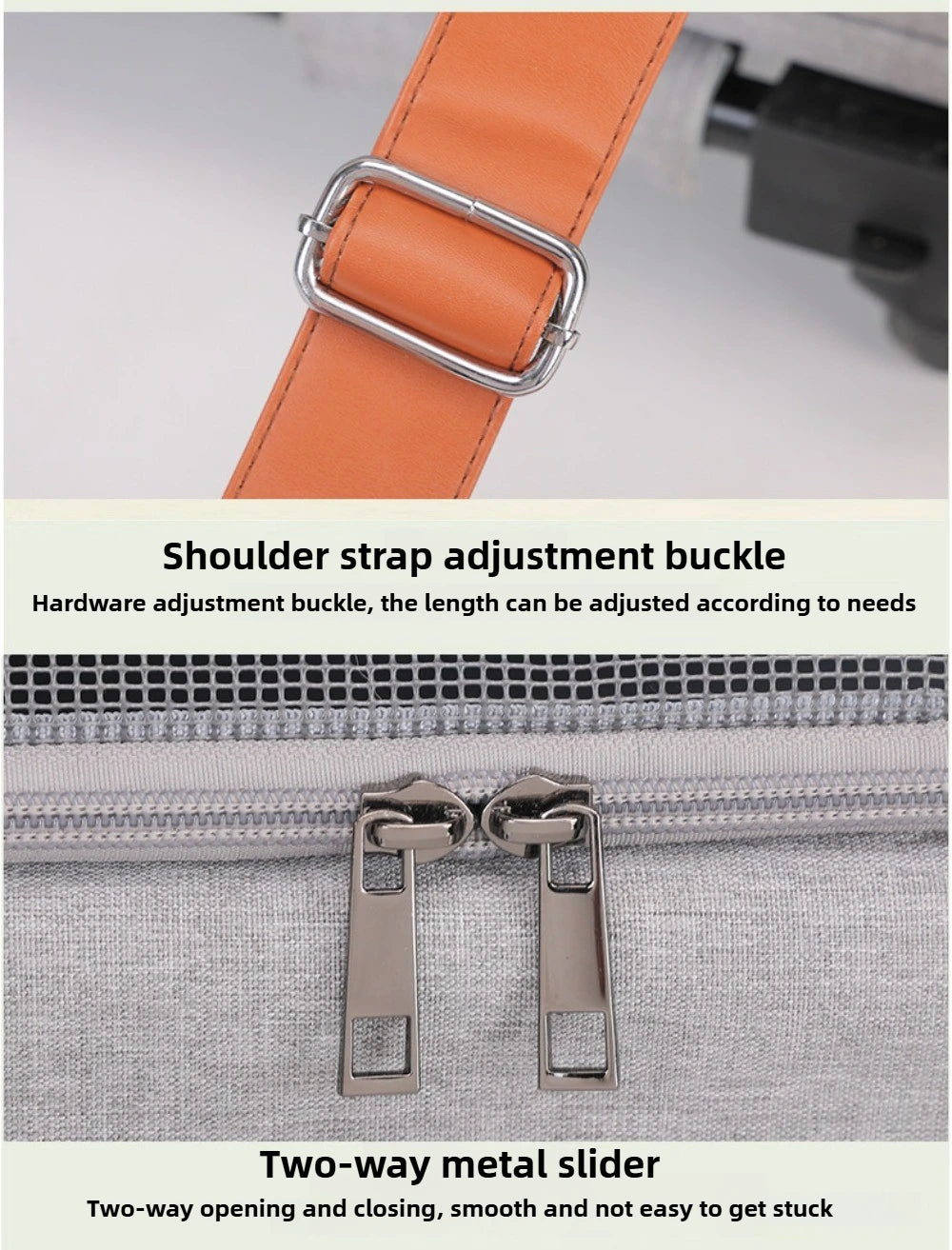 Multifunctional Cat Carrier with Trolley Large Capacity Breathable Foldable Pet Bag for Cats and Dogs