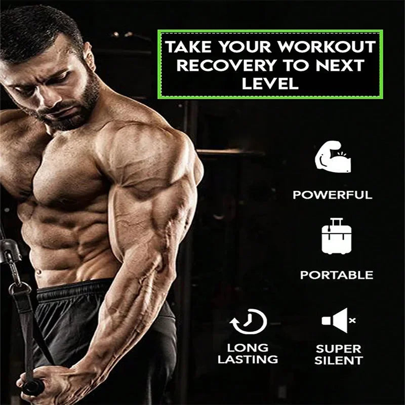 New Portable Fascia Gun Deep Tissue Massage Mini Lightweight and Adjustable Speed Massage Equipment Suitable for the Whole Body