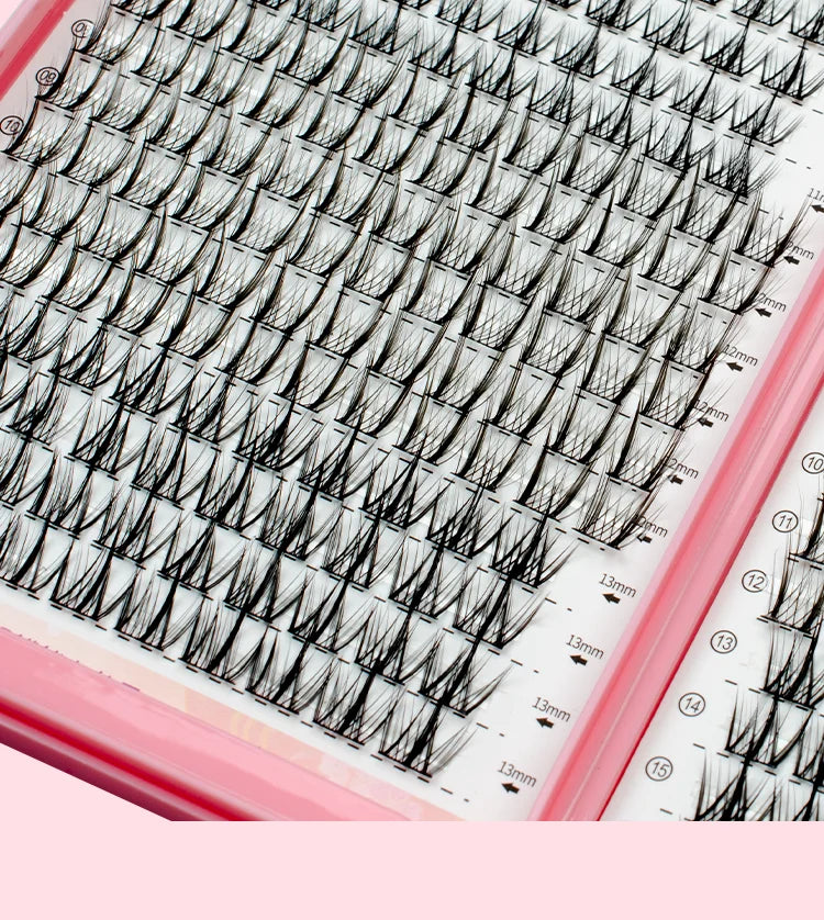 MIZ BARN 32 Rows Eyeslashes Extension Personal EyeLash Professional Makeup Individual Cluster Grafting Wholesale False Eyelashes