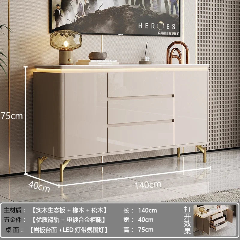 Simple Space Saving Cabinets Living Room Portable Storage Modern Trendy Display Cabinet Simple Luxury Vitrina Furniture