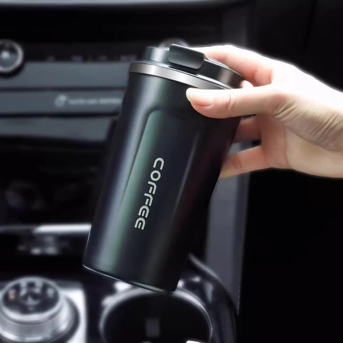 WORTHBUY 510ML 304 Stainless Steel Thermos Water Cup Portable Tumbler Leak-proof Drinkware Double Wall Insulated Coffee Mug