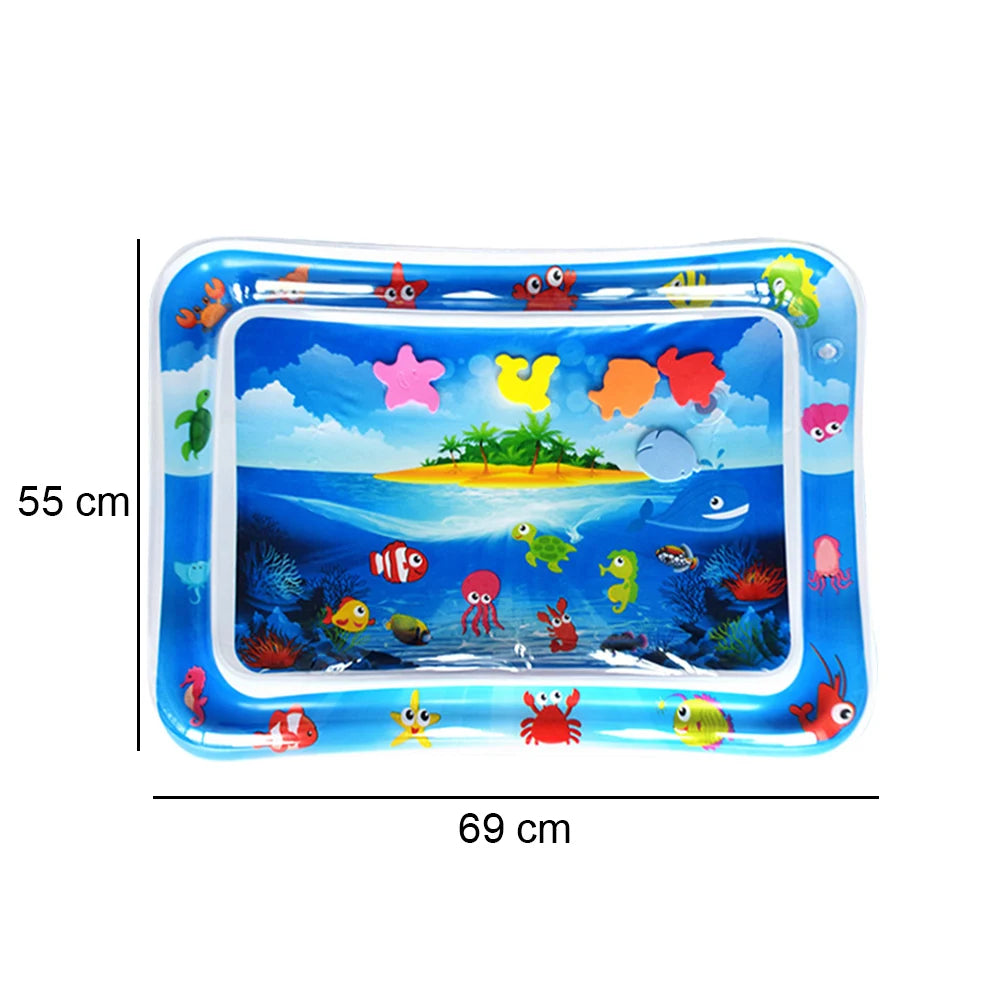 Baby Water Play Mat Inflatable Toys Children's Mat Kids Thicken PVC Playmat Toddler Activity Play Center Water Mat for Babies