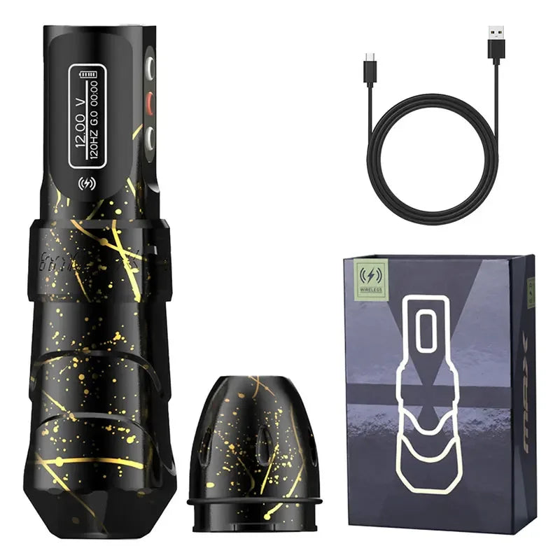 YILONG Fluk MAX Professional Tattoo Machine 2400mah Battery wireless Permanent Makeup Tattoo Pen Machine For Tattoo Body Artists