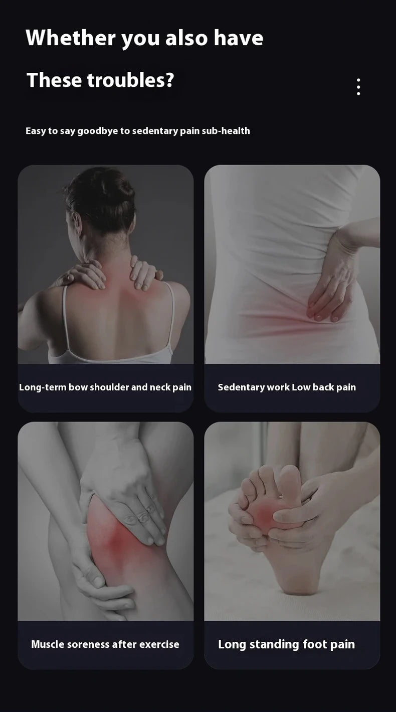 Portable Fascia Gun Muscle Massager Gun Four-head High Frequency Neck Shoulder Waist Massage Machine Professional Fascia Massage