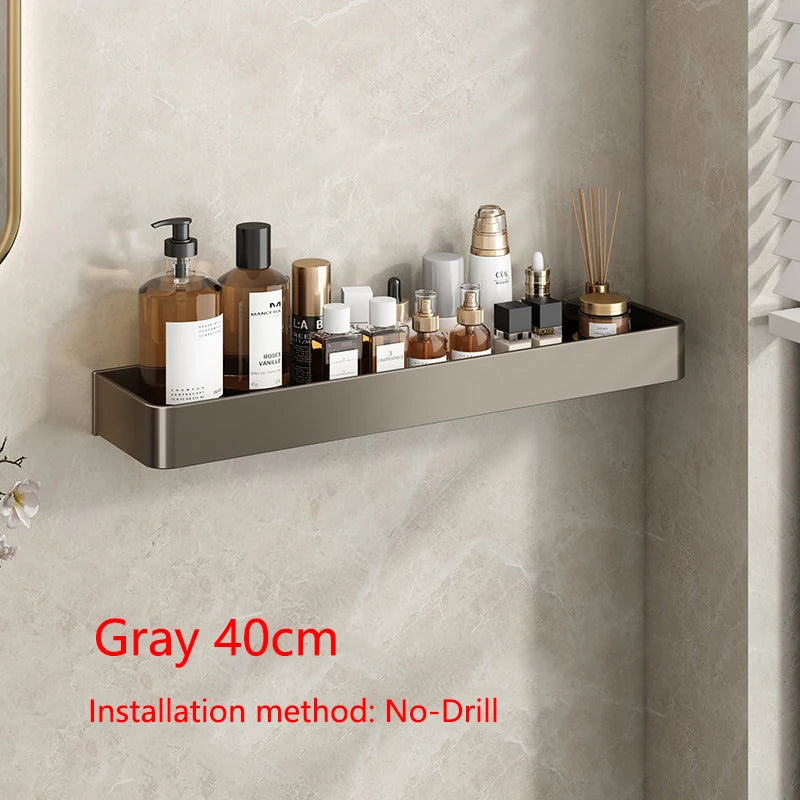Bathroom Shower Shelf Shower Caddy Wall Floating Shelf Bathroom Toilet Shelf Kitchen Cabinet Storage Shelves Rack Organizers