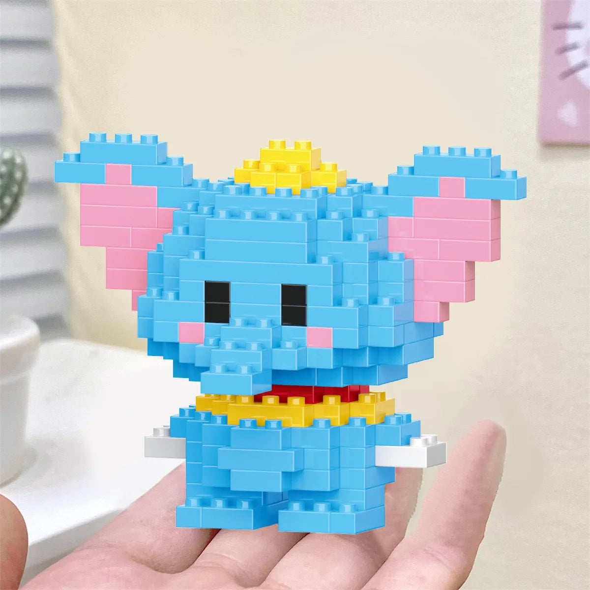 Disney Anime Princess Building Blocks Stitch Mickey Mouse mini Action toy Figures Blocks Toys Bricks Assemble Toys Kids Gifts
