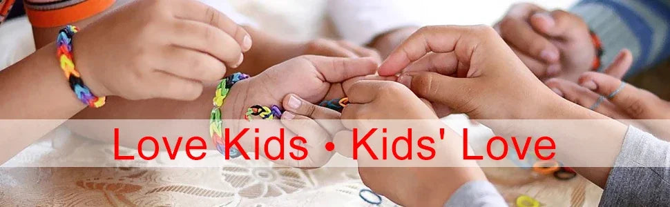 600pcs Colorful Rubber Loom Bands Refill Kit for Boy Girl DIY Craft Gift Set  Rubber Band Loom Make Bracelet Children's Toys