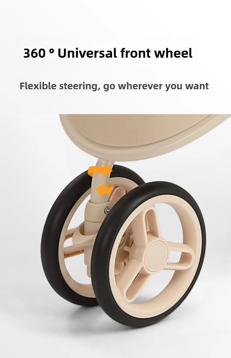 High-value Pet Stroller Lightweight and foldable Detachable Pet Stroller Car Pet Basket Outdoor Cat and Dog Travel Stroller