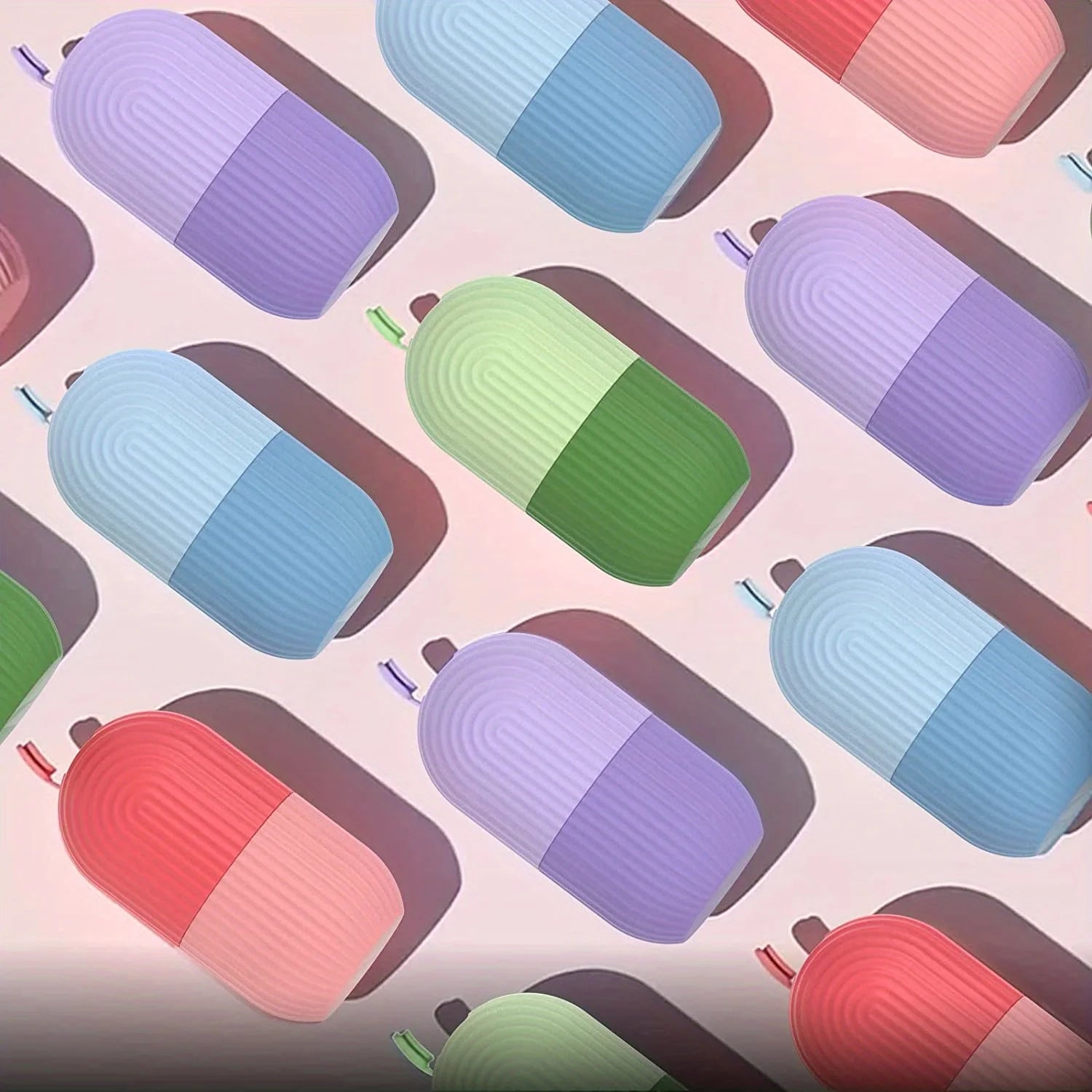 Silicone Ice Mold For Face Beauty Facial Ice Cube Mold Ice Roller For Face And Eye Icing Gua Sha Face Massage Skin Care Tool