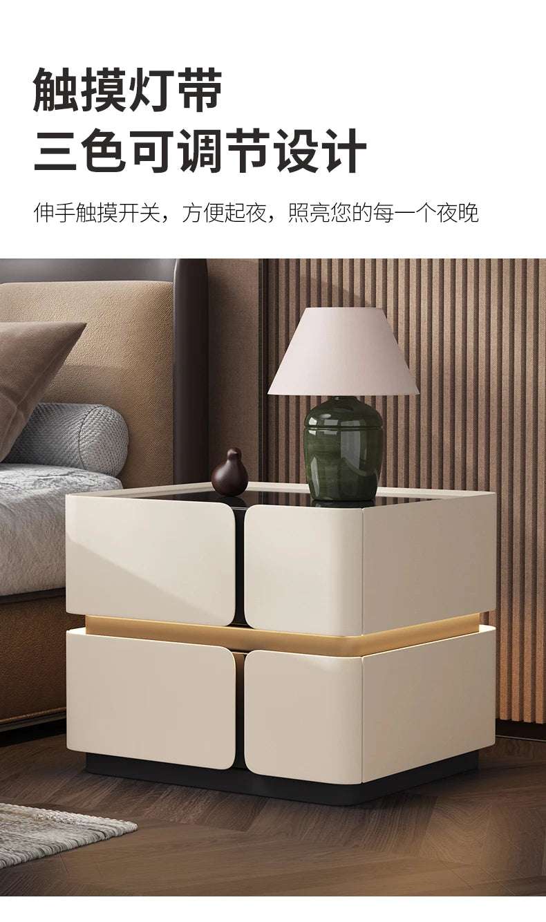 Modern Quality Nightstand Delicacy Nordic Storage Italian Bedside Table Beauty Trendy Mesa De Cabeceira Para Quarto Furniture