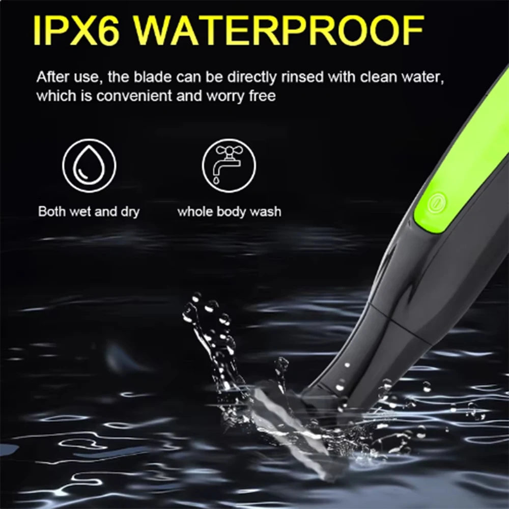 7 in 1 Shaver Men's Multifunctional Rechargeable Earbrow Nose Hair Trimmer Bikini Line Sensitive Shaver Hair Shaving Trimmer