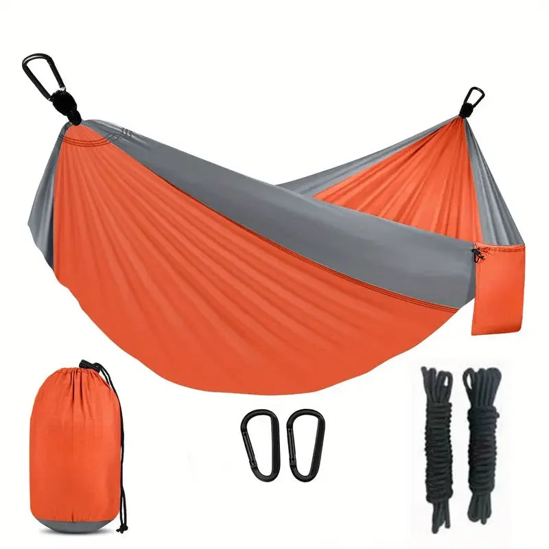 Four Season Comfortable and Breathable Hammock with Backpack Travel Storage Design Suitable for Outdoor Camping Parks