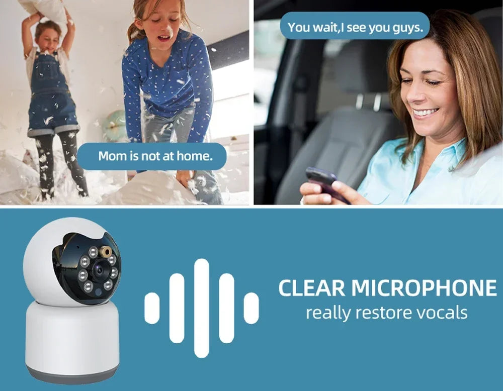 5MP Tuya Magnetic Camera Wireless Mini Color Night Vision Wifi Baby Monitor Cam Outdoor Wateproof CCTV Video Surveillance Camera