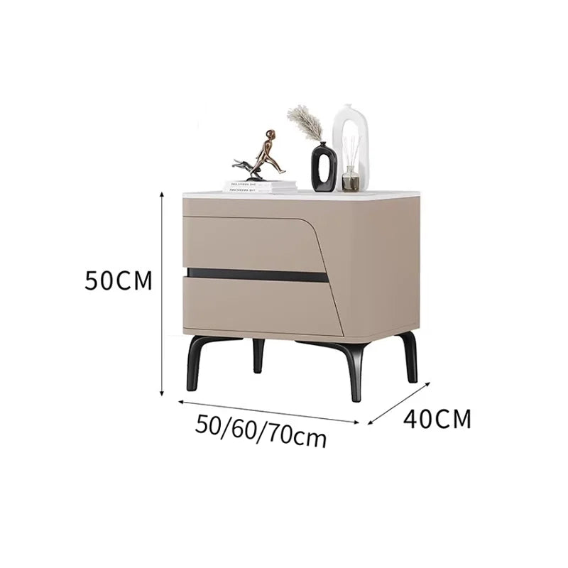 Space Saving Nightstands Creative Modern Simple Elegant Bedside Table Premium Aesthetic Mesitas De Noche Bedroom Furniture