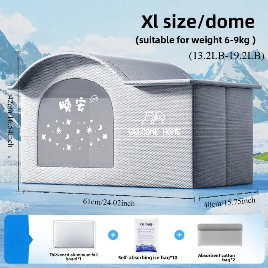 summer small Cat dog Ice House Air Conditioning BED Summer Cooling Tool Nest Dog Dog Four Seasons Pet Ice House