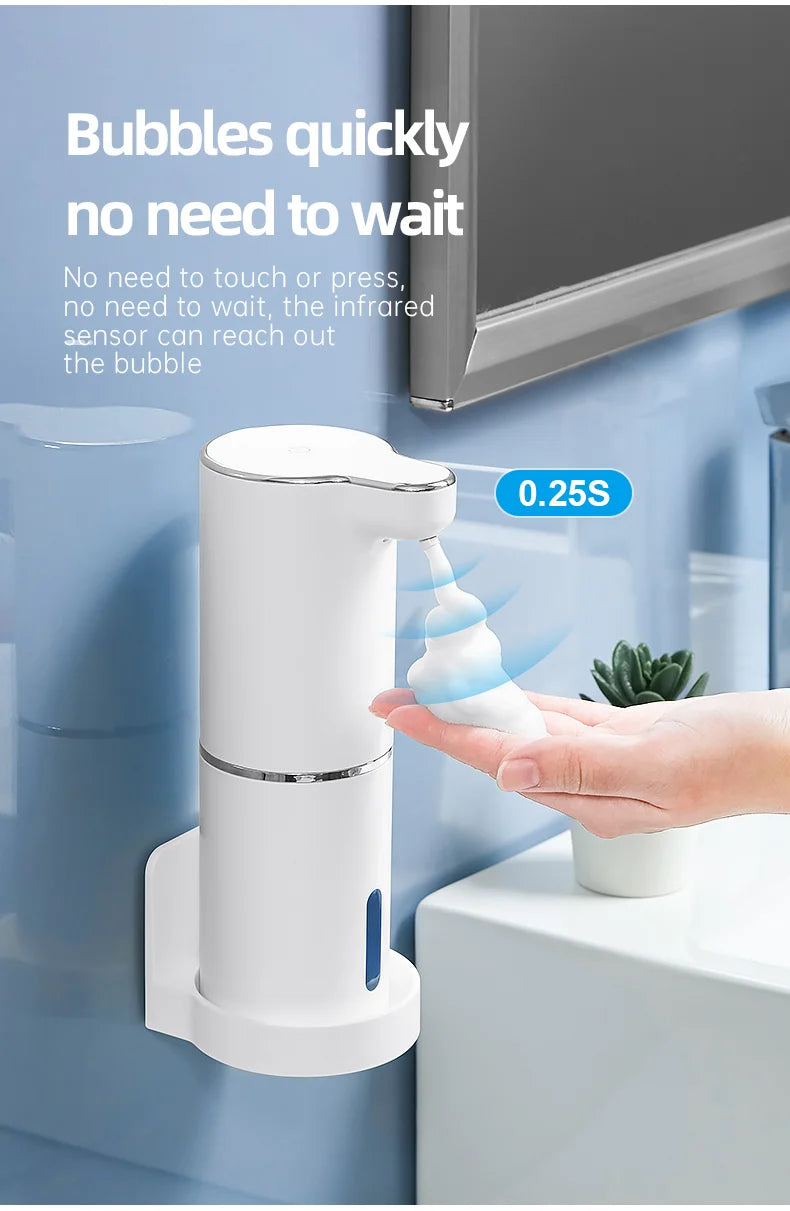 Automatic Foam Soap Dispensers Smart Washing Hand Machine With USB Charging Infrared Sensor Liquid Dispenser Hand Sanitizer