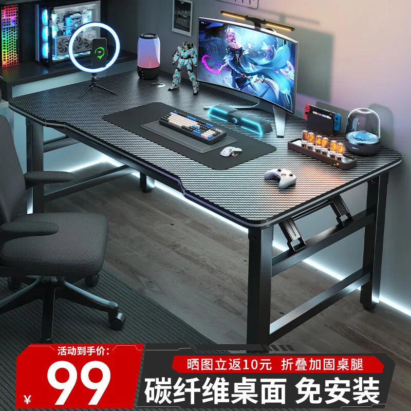 Modern Folding Computer Desk Light Designer Standing Gaming Office Desk Height Adjustment Bureaux De Chambre Furnitures