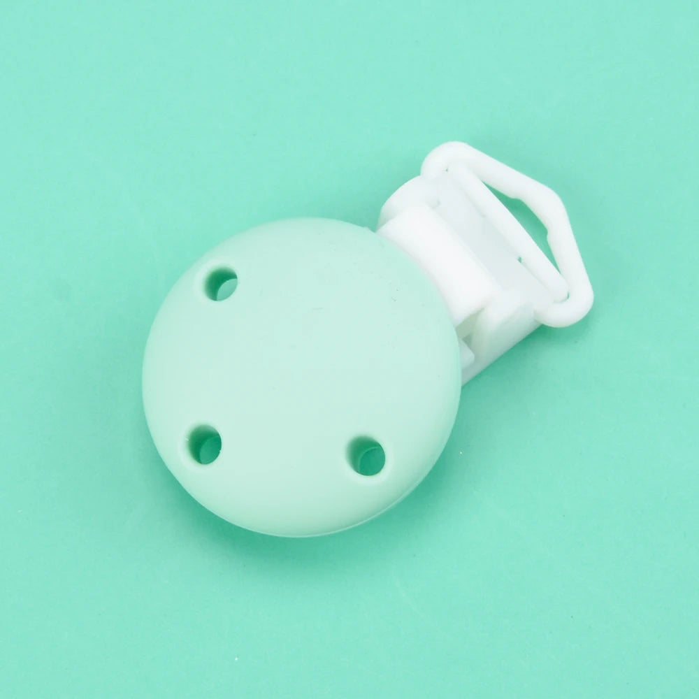 Lofca Silicone Clip 5 PCS Baby Pacifiers for DIY Pacifier Chain Nursing Teething Baby Gifts Food Grade Free BPA Baby