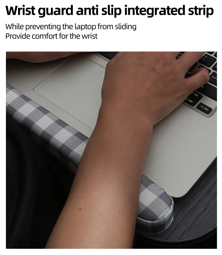 MUMUCC Lazy Laptop Table with Cushions and Slots, Multifunctional  Mini Pillow Table, Portable Room Desk, Office Lumbar Support