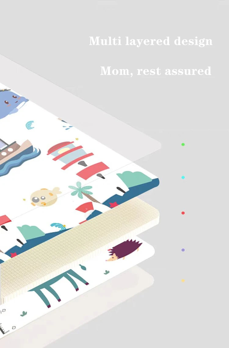 Large Size 200x180cm Baby Play Mat Toys for Children Safety Rug Playmat Developing Mat Baby Room Crawling Pad Folding Mat Carpet