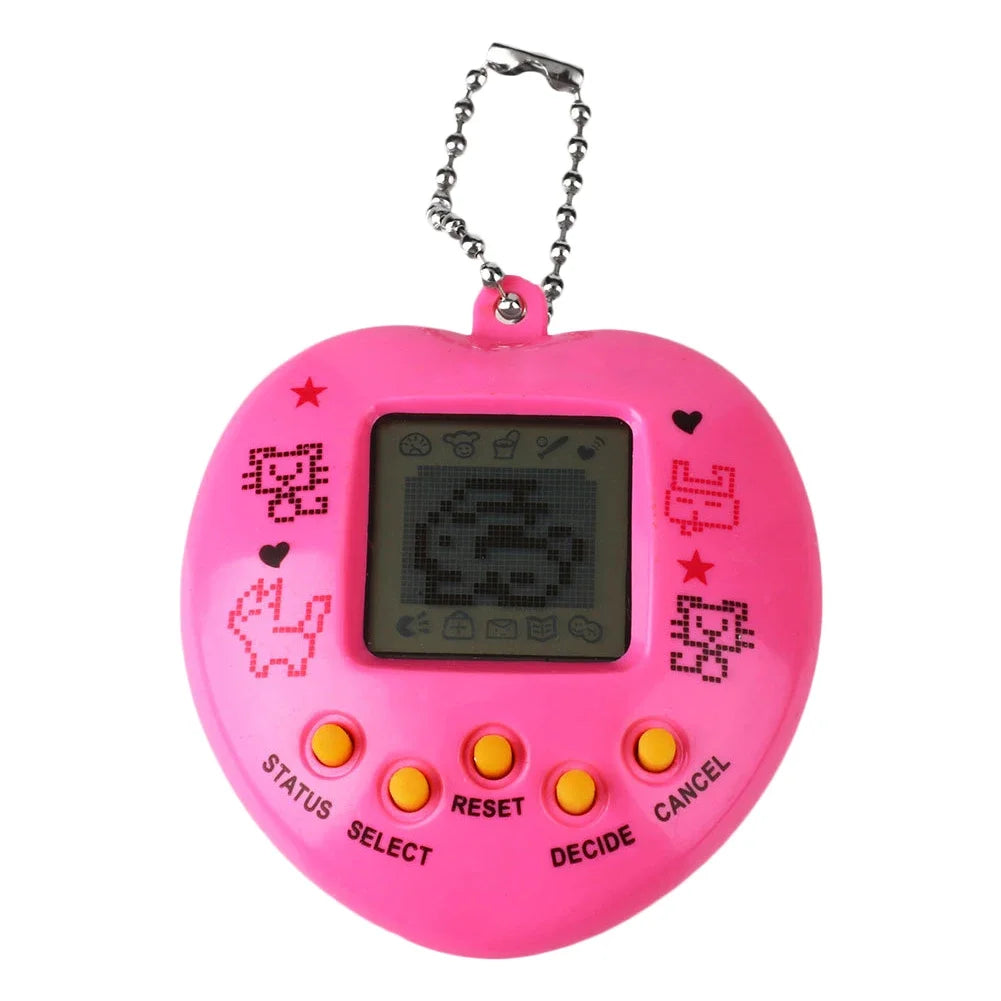 1Pcs 90S Nostalgic Tamagotchi Electronic Pets Console Kid’s Toy Portable Keyring Funny Virtual Cyber Toy Christmas New Year Gift