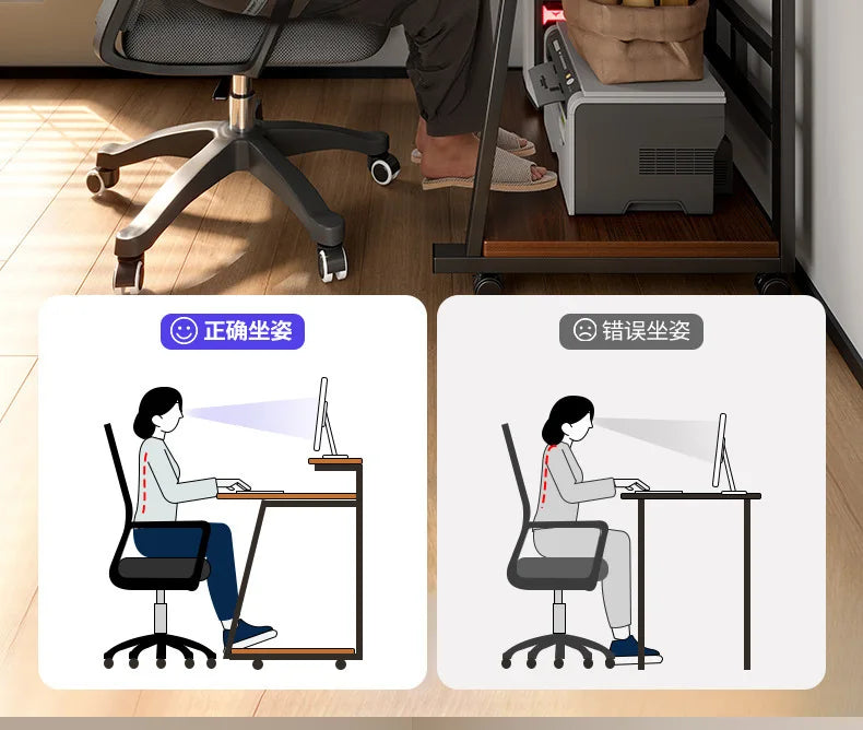 Computer Desk Desktop Small Home Mini Mobile Learning Notebook Bedroom Bedside Table