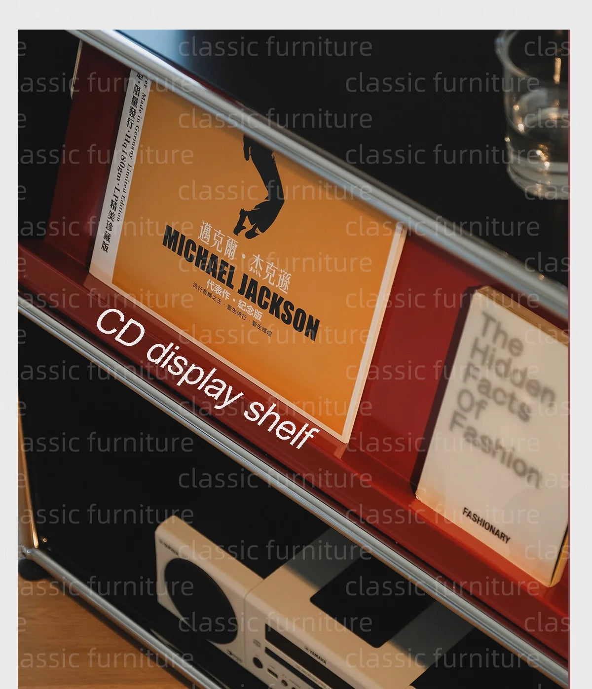 Modular Module Furniture Magazine CD Display Customized Metal Stainless Steel Cabinet  Storage  Sideboard Shelf DIY Living Room