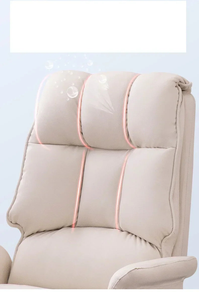 NEW PU Leather Office Chair Pink Gaming Chair Computer Swivel Gamer Live Ergonomic Chair Home Bedroom Sofa Armchairs Furniture