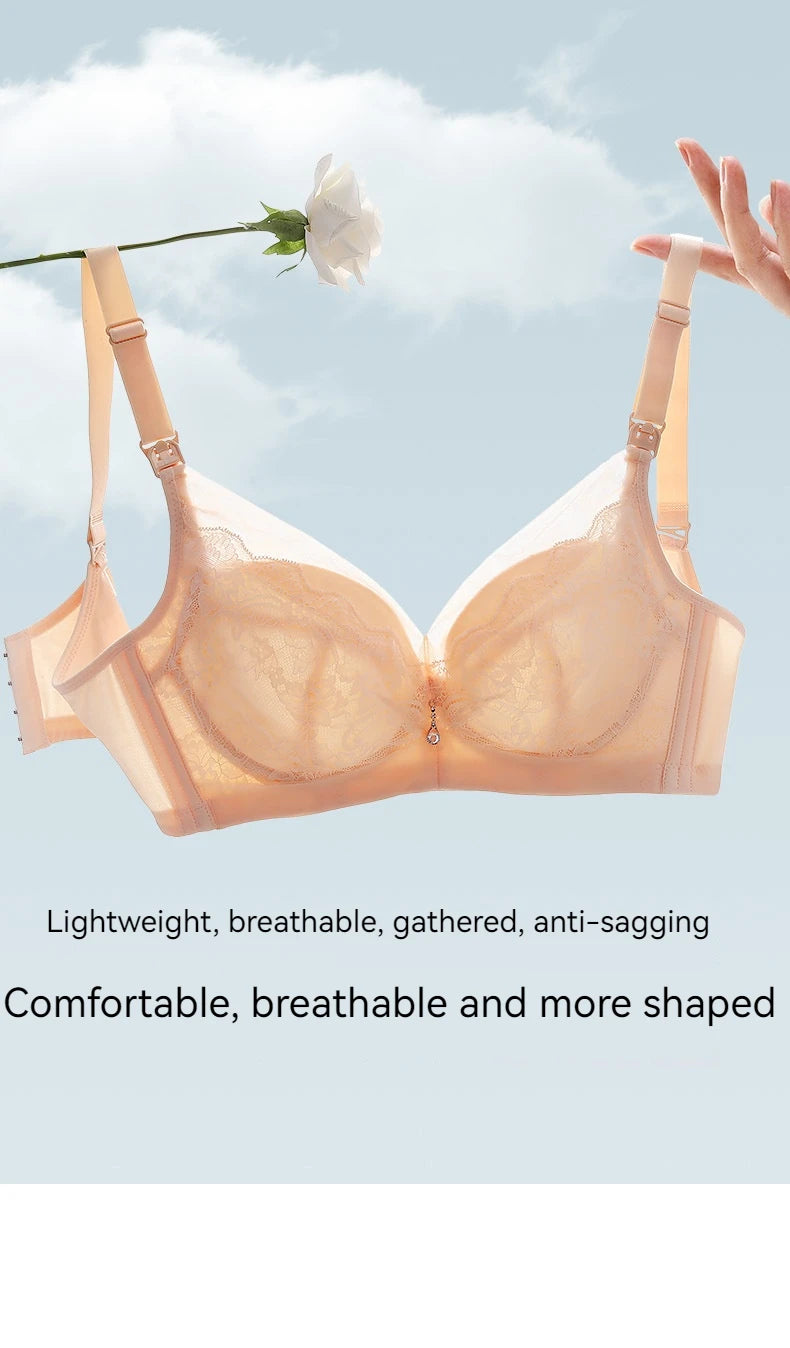 Breastfeeding Bra Summer Breastfeeding Thin Pregnant Women's Underwear Pregnancy Bra Ultra Thin Wrapped Anti Sagging Promotion
