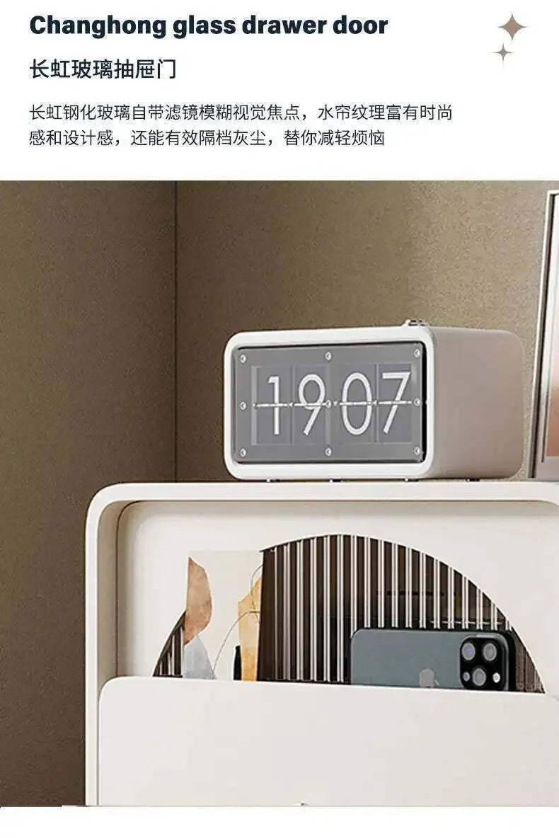 Modern Women Children Nightstands Storage Filing Design Table Nightstands Children Chevet Chambre Bedroom Furniture YN50CN