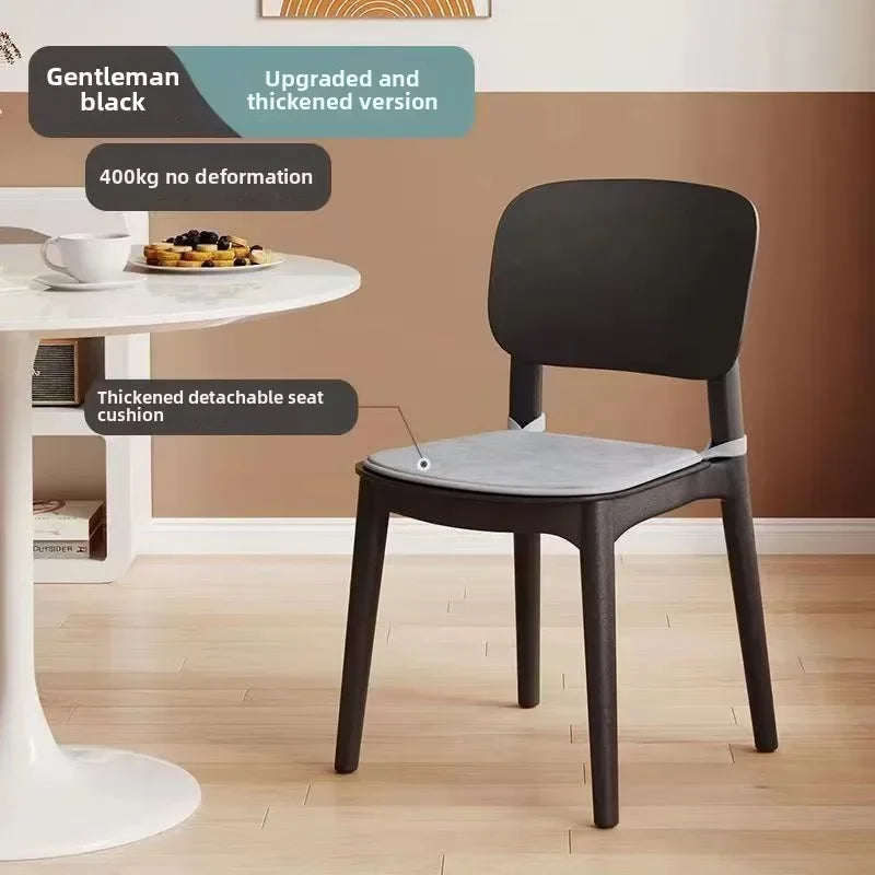 Hot Chair, Plastic, Household, Thickened, Restaurant, Backrest Chair, Commercial, Dining Chair, Modern, Simple, Comfortable