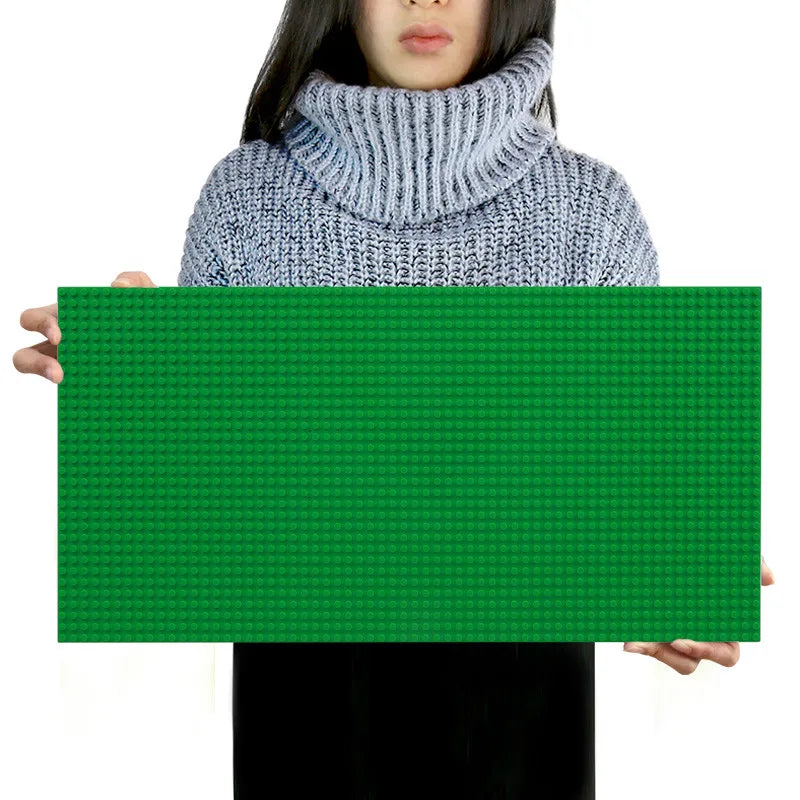 32*64 Holes Classic Building Blocks Base Board, DIY Assembled Building Blocks Wall Compatible With Brand Gift Toys for Children