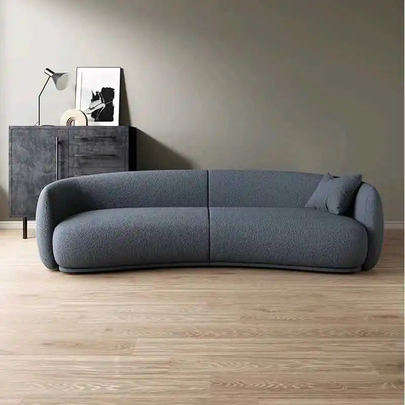 Narrow European Living Room Sofas Minimalist Curved Individual Living Room Sofas Lounges Modern Divano Soggiorno Home Furniture