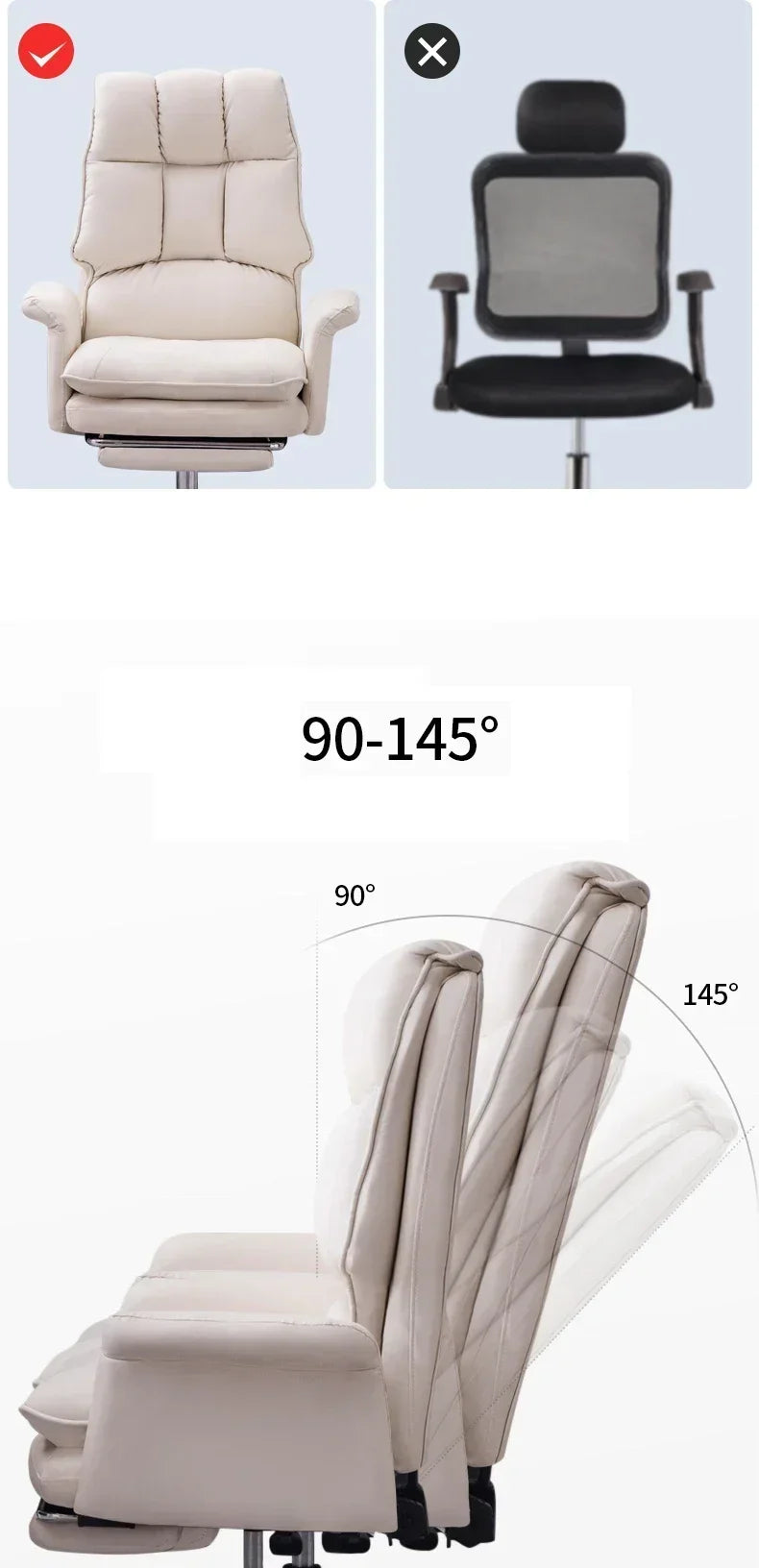 NEW PU Leather Office Chair Pink Gaming Chair Computer Swivel Gamer Live Ergonomic Chair Home Bedroom Sofa Armchairs Furniture