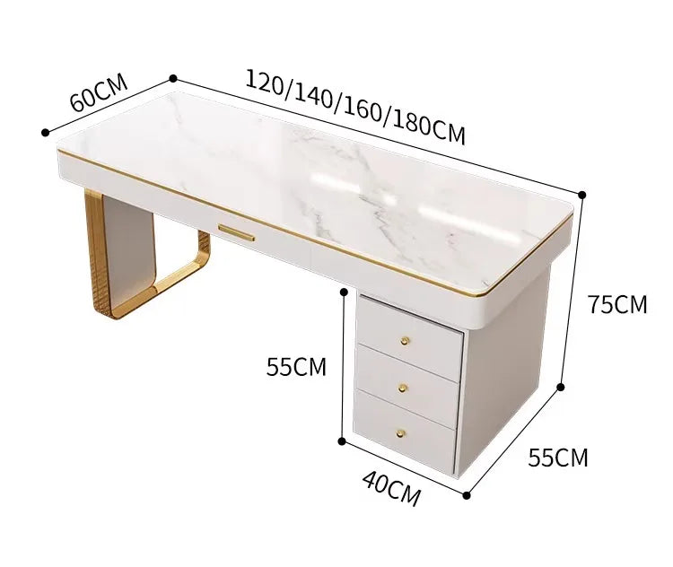 Modern Luxury Rock Slab Room Desks Gaming Desk Computer Desk Office Table Gaming Table Motion Study Computer Desks Furniture