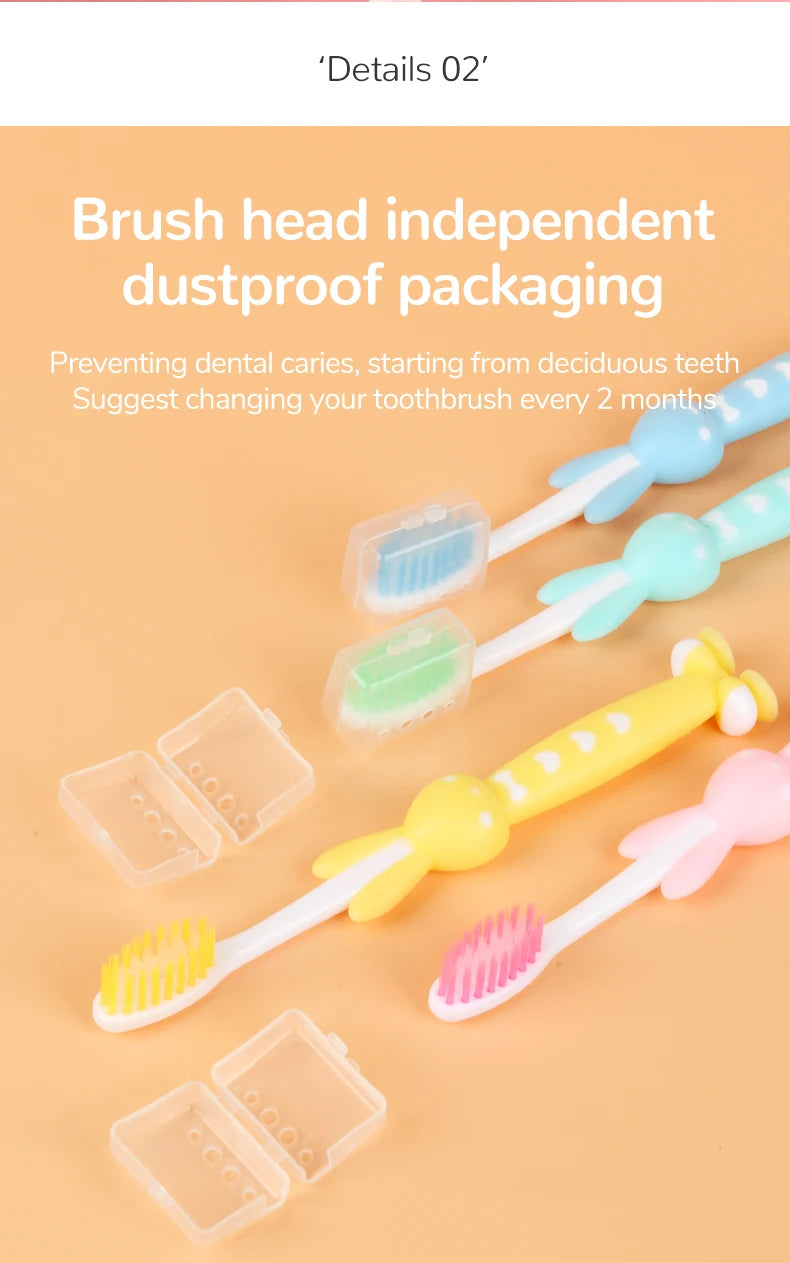 Cartoon Children Toothbrush, Manual Toothbrushes With Extra Soft Bristles For Deep Cleaning Oral Care At Home For Kids