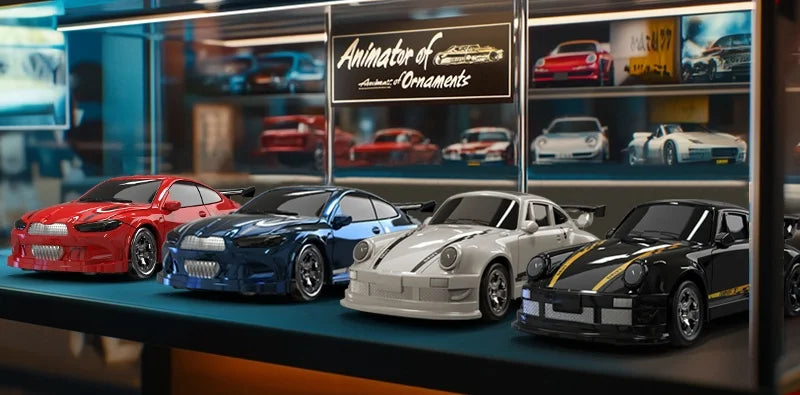 1/64 2.4G High speed Drift Rc Car 4WD Remote Control Car Four Wheel Drive Radio Controlled Mini RTR Racing Model Boy Toy Gift