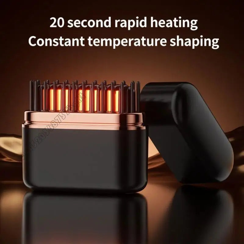 4XFB Wireless Hair Straightening Brush Styling Tool Hair Straightener Brush Convenient Electric Hot Comb Hair Straighteners