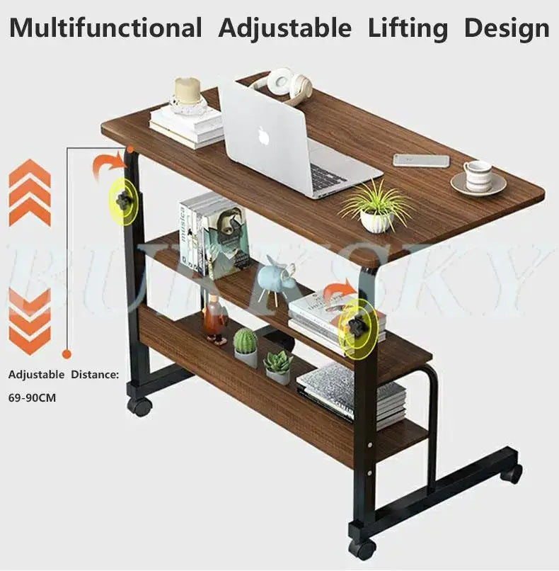 Simple Laptop Desk Lazy Bed Desk Learning Simple Small Table Learning Table Movable Bedside Adjustable Portable Laptop table