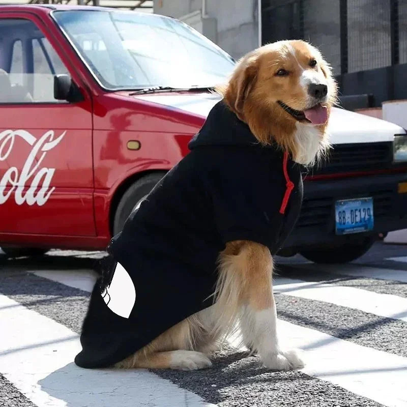 Pet Casual Hoodies, Dog Clothes, Large Dogs Coat, Jacket for Labrador, Costume, French Bulldog Apparel,Autumn， Puppy Sweater