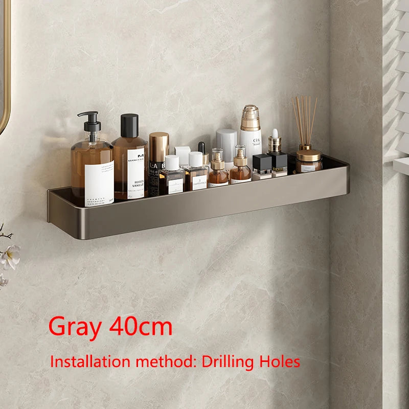 Bathroom Shower Shelf Shower Caddy Wall Floating Shelf Bathroom Toilet Shelf Kitchen Cabinet Storage Shelves Rack Organizers