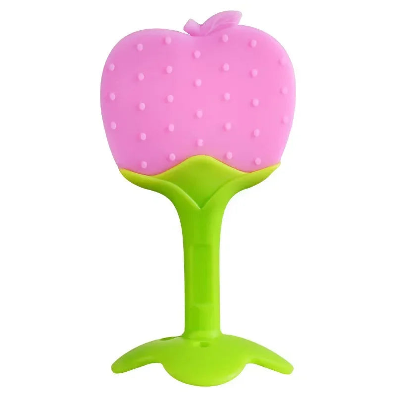 Teething Baby Toy Silicone Teether for Teeth Babies Accessories Newborn Fruit Sucking Chew Toys For Newborn Baby BPA-Fre Gift